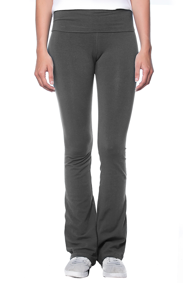 Cotton Spandex Long Yoga Pants - Kuahiwi Collection