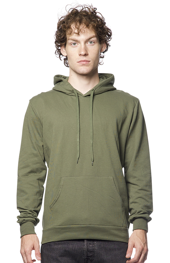 Men cotton hoodie, Green