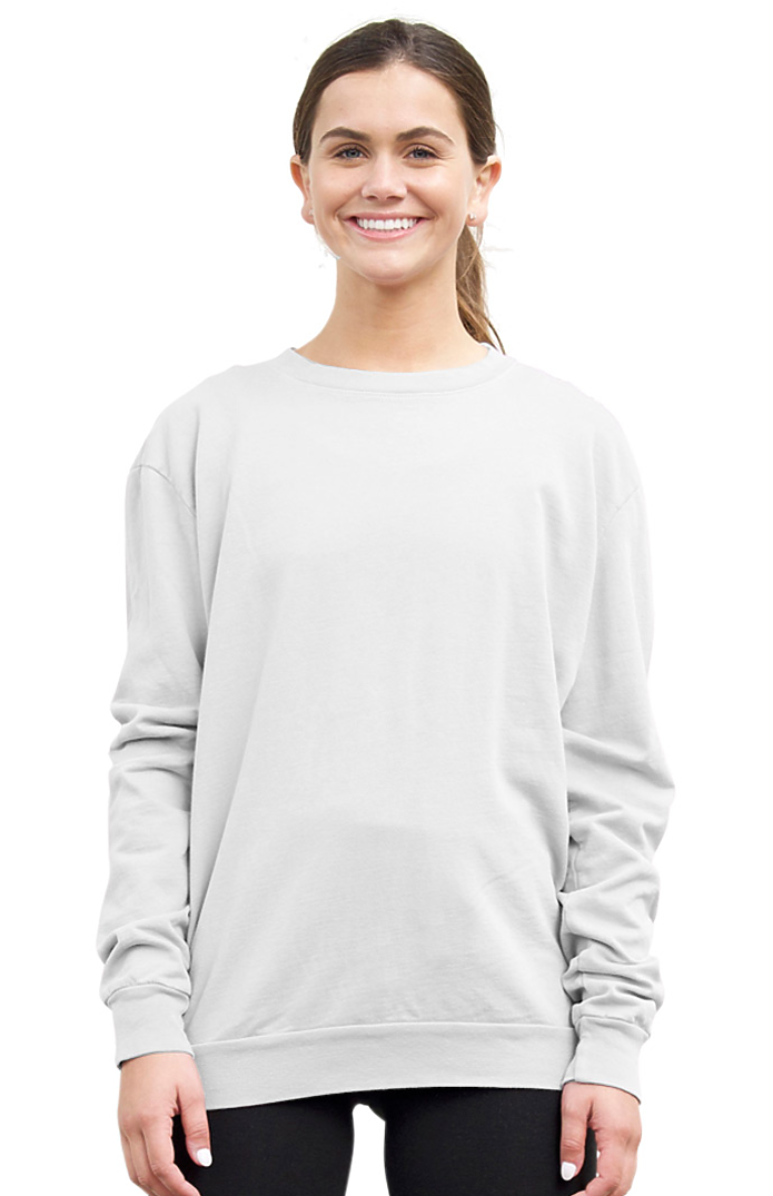 Unisex Cotton Crew Neck Sweatshirt | Royal Wholesale