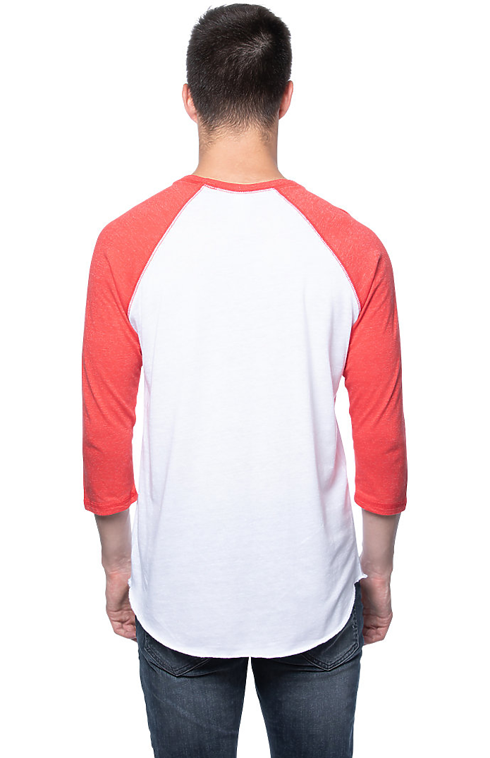 Unisex Triblend Raglan Baseball Shirt | Royal Wholesale