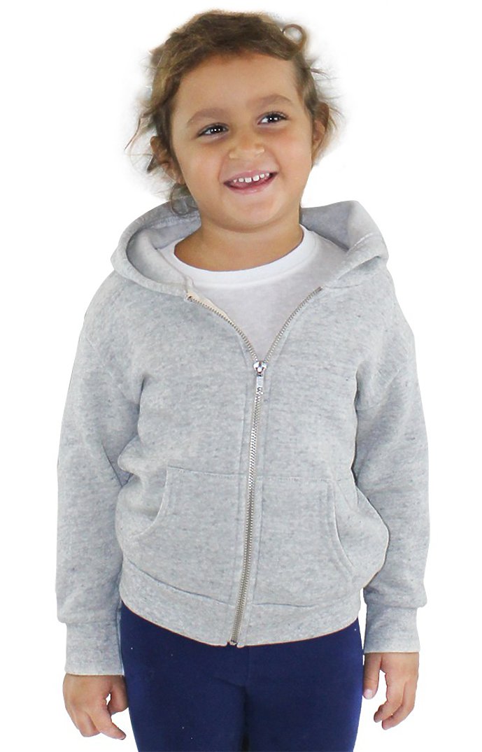 Toddler Triblend Fleece Zip Hoodie | Royal Wholesale