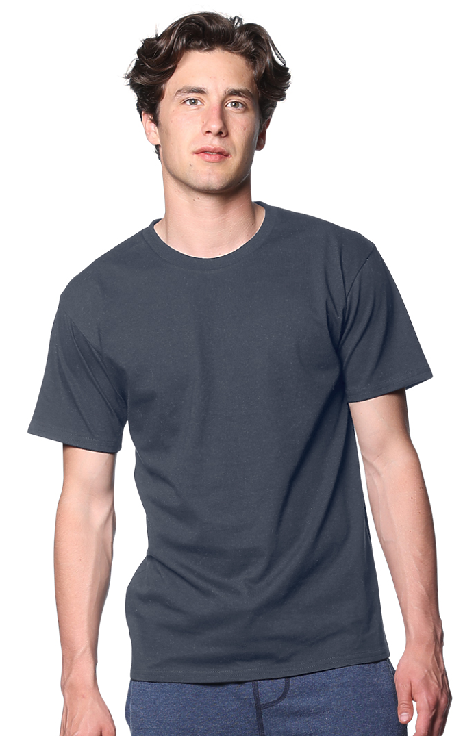 Unisex Short Sleeve Rib Tee | Royal Wholesale