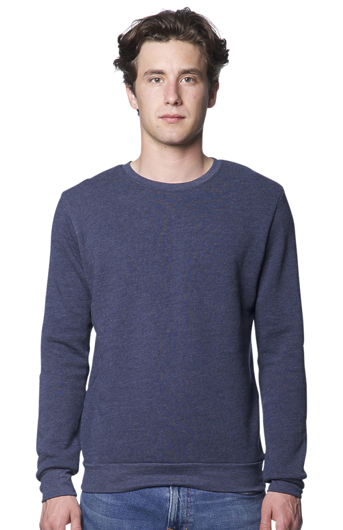 Unisex Fashion Fleece Crew Sweatshirt | Royal Wholesale
