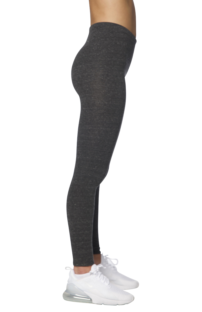 Black Polyester Spandex Jersey Onesport Womens Solid Sports Tights
