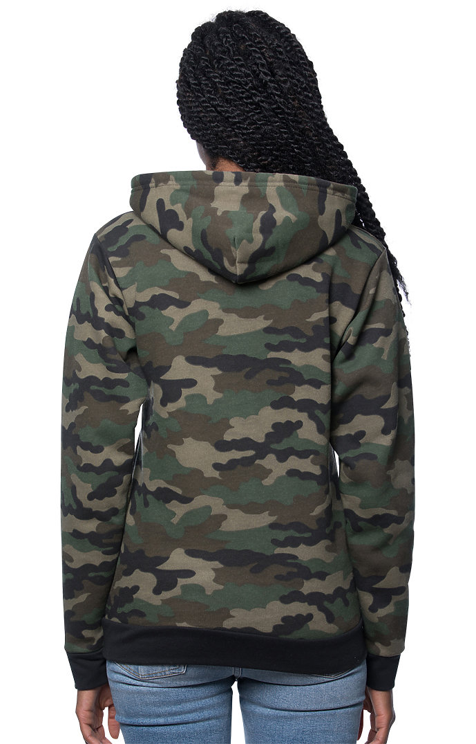 Unisex Camo Fleece Pullover Hoodie | Royal Wholesale