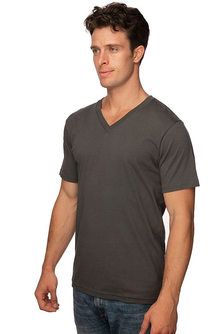 Unisex Short Sleeve V-Neck | Royal Wholesale