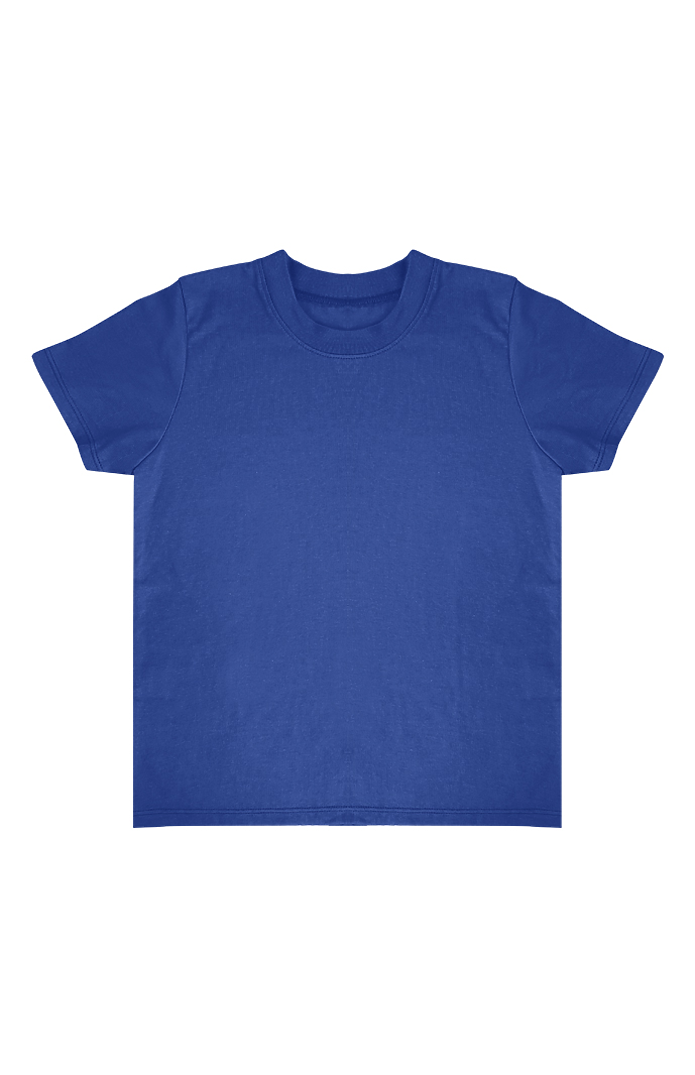 Toddler Short Sleeve Coverstitch Neck Tee | Royal Wholesale