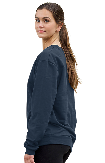 0075~cotton crew-neck sweatshirt