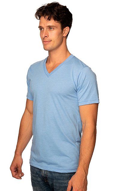 Unisex 50/50 Blend V-Neck | Royal Wholesale