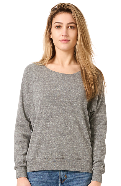 Women's Triblend Long Sleeve Raglan Pullover
