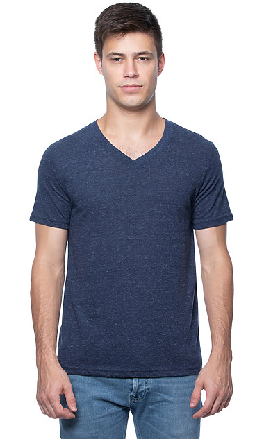 Unisex Triblend V-Neck | Royal Wholesale