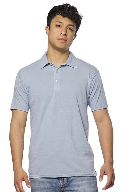 Unisex Triblend Pigment Dyed Polo | Royal Wholesale