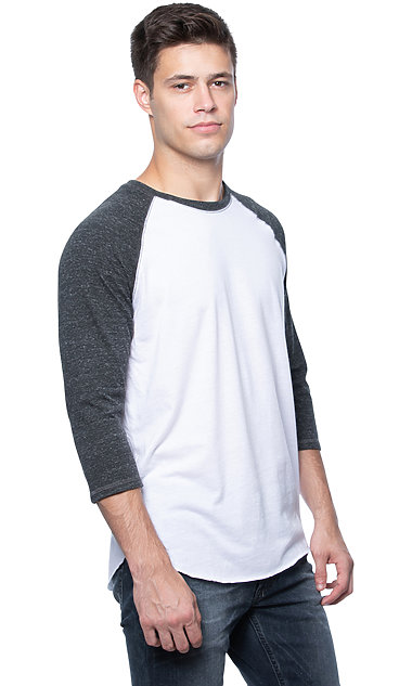 Unisex Triblend Raglan Baseball Shirt | Royal Wholesale