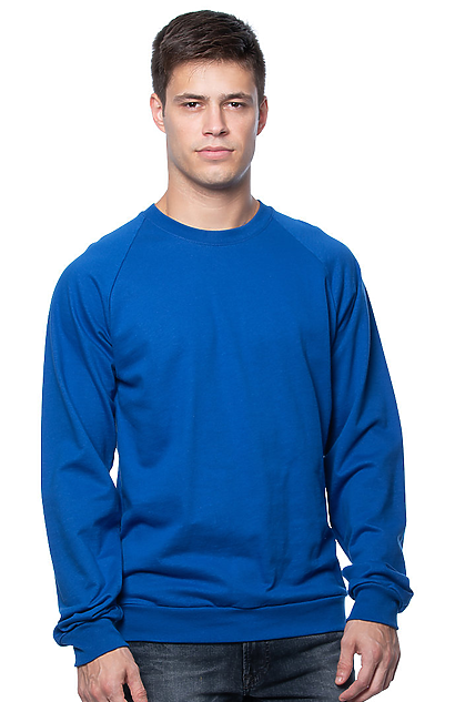 Unisex Organic Raglan Crew Neck 