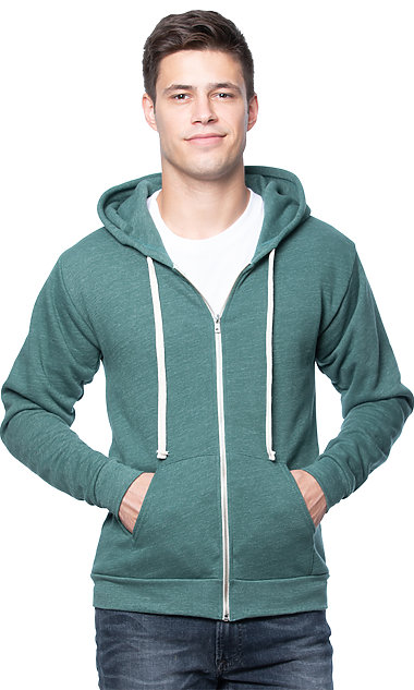 Unisex Triblend Fleece Zip Hoodie | Royal Wholesale