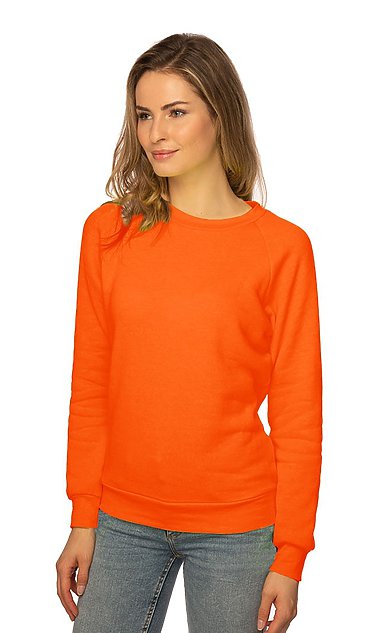 Women's Fashion Fleece Neon Raglan Pullover | Royal Wholesale