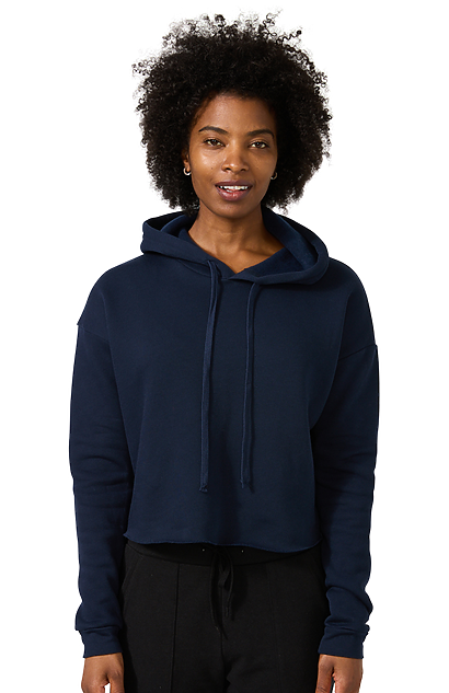 Women's Fashion Fleece Crop Hoodie