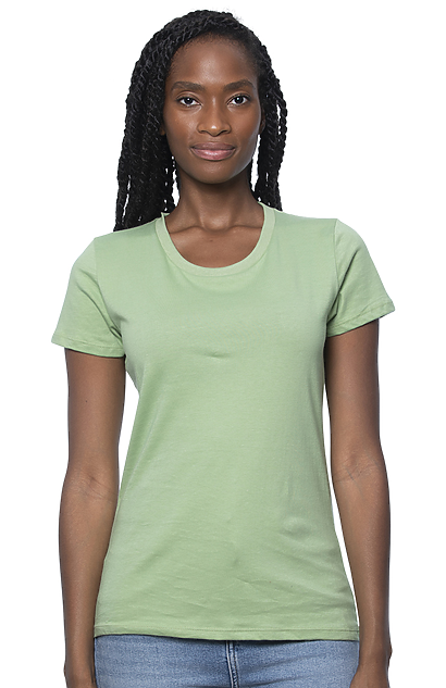greenT Womens Organic Ringspun Cotton Wants Fitted T Shirt