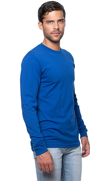 Unisex Organic Long Sleeve Tee | Royal Wholesale