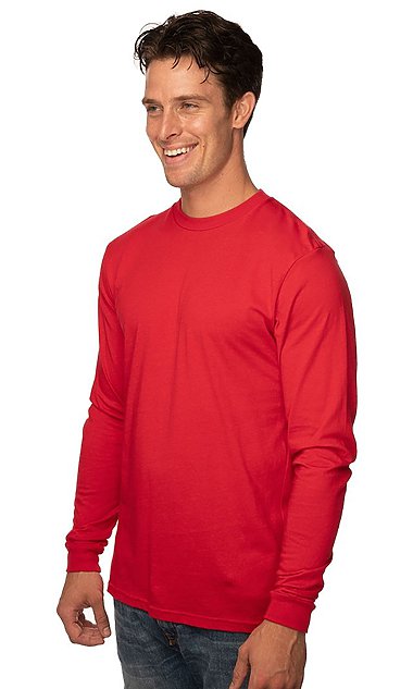 U.K Flag - Sustainably Made Long Sleeve Tee Red main image 1
