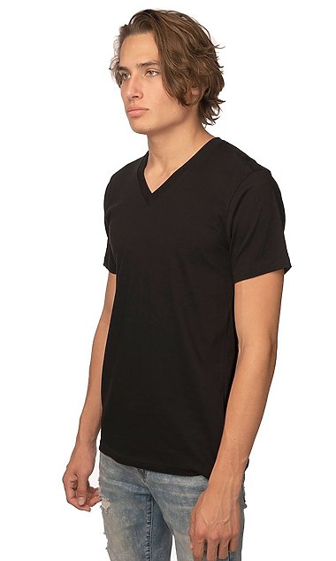 Unisex Short Sleeve V-Neck | Royal Wholesale