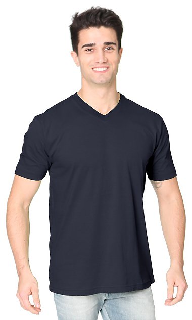 Unisex Short Sleeve V-Neck | Royal Wholesale