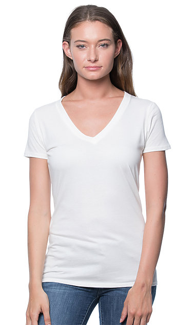 Women's Viscose Hemp Organic Cotton V-Neck | Royal Wholesale