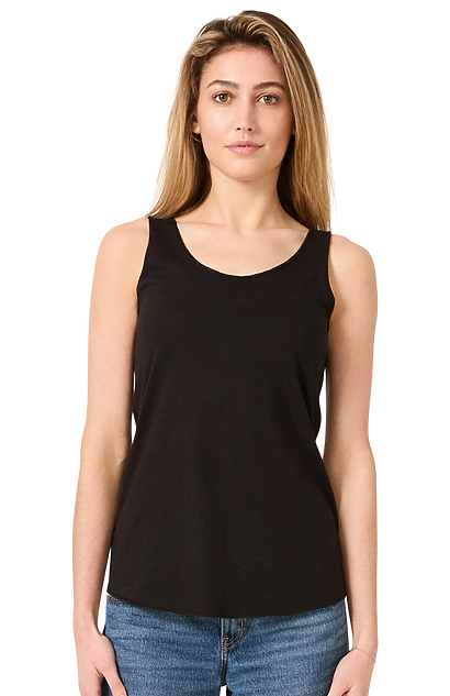 Women's Viscose Bamboo Organic Raw Edge Tank Top