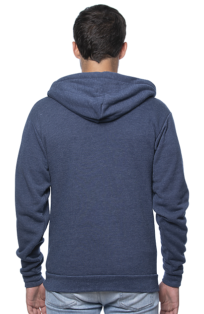 Unisex Organic RPET Fleece Zip Hoodie | Royal Wholesale