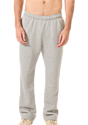 Unisex Cotton Fleece Straight Leg Sweatpant HEATHER GREY 1