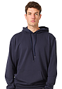 Unisex Cotton Pullover Hoodie NAVY 1
