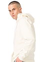 Unisex Cotton Pullover Hoodie PFD WHITE 2