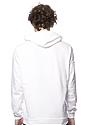 Unisex Cotton Pullover Hoodie PFD WHITE 3