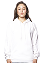 Unisex Cotton Pullover Hoodie PFD WHITE 4