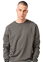 Unisex Cotton Crew Neck Sweatshirt ASPHALT 1
