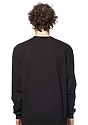 Unisex Cotton Crew Neck Sweatshirt BLACK 3