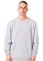 Unisex Cotton Crew Neck Sweatshirt HEATHER GREY 1