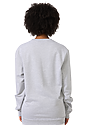 Unisex Cotton Crew Neck Sweatshirt HEATHER GREY 6