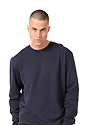 Unisex Cotton Crew Neck Sweatshirt NAVY 1