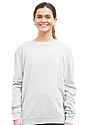 Unisex Cotton Crew Neck Sweatshirt PFD WHITE 1