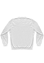 Unisex Cotton Crew Neck Sweatshirt PFD WHITE 5