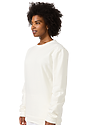 Unisex Cotton Crew Neck Sweatshirt PFD WHITE 5