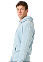 Unisex Vintage Pigment Dyed Fleece Pullover Hoody BLUESTONE 2