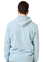 Unisex Vintage Pigment Dyed Fleece Pullover Hoody BLUESTONE 3
