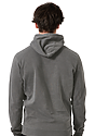 Unisex Vintage Pigment Dyed Fleece Pullover Hoody CHARCOAL 3