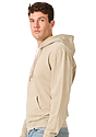 Unisex Vintage Pigment Dyed Fleece Pullover Hoody KHAKI 5
