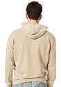 Unisex Vintage Pigment Dyed Fleece Pullover Hoody KHAKI 6