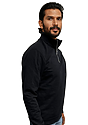 Unisex Fleece Quarter Zip BLACK 2