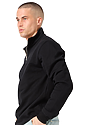 Unisex Fleece Quarter Zip BLACK 2