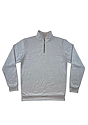 Unisex Fleece Quarter Zip HEATHER GREY 1